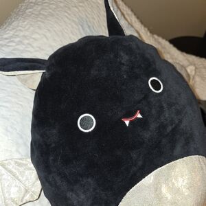 Squishmallows Black and Silver Bat Stuffed Animal